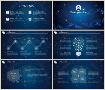深藍(lán)洞察 數(shù)據(jù)驅(qū)動(dòng)未來——簡(jiǎn)約商務(wù)風(fēng)科技PPT模板